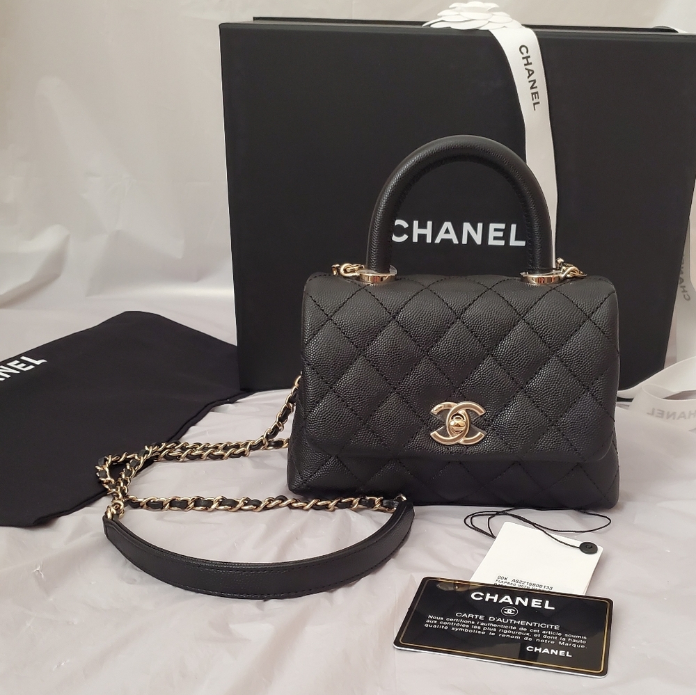 Brand New authentic Chanel Coco Handle extra mini
